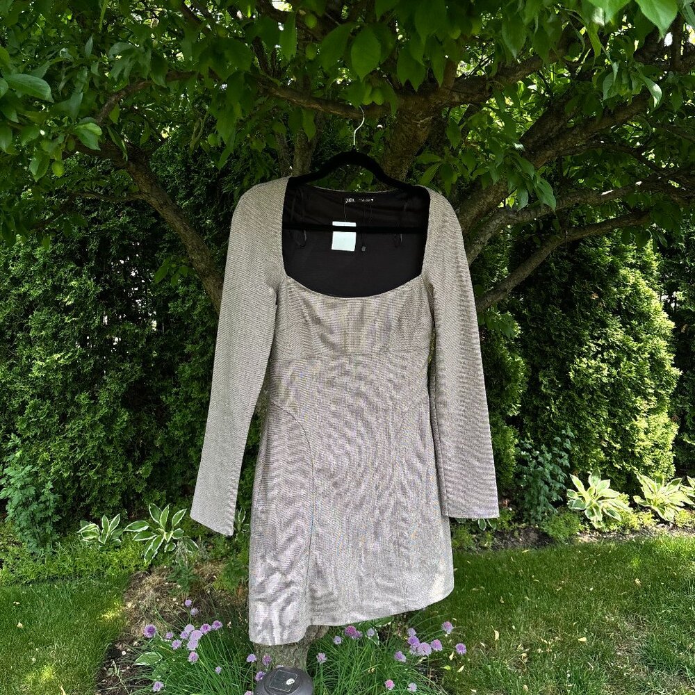 Zara Long Sleeve Mini Dress - Picture 2 of 6